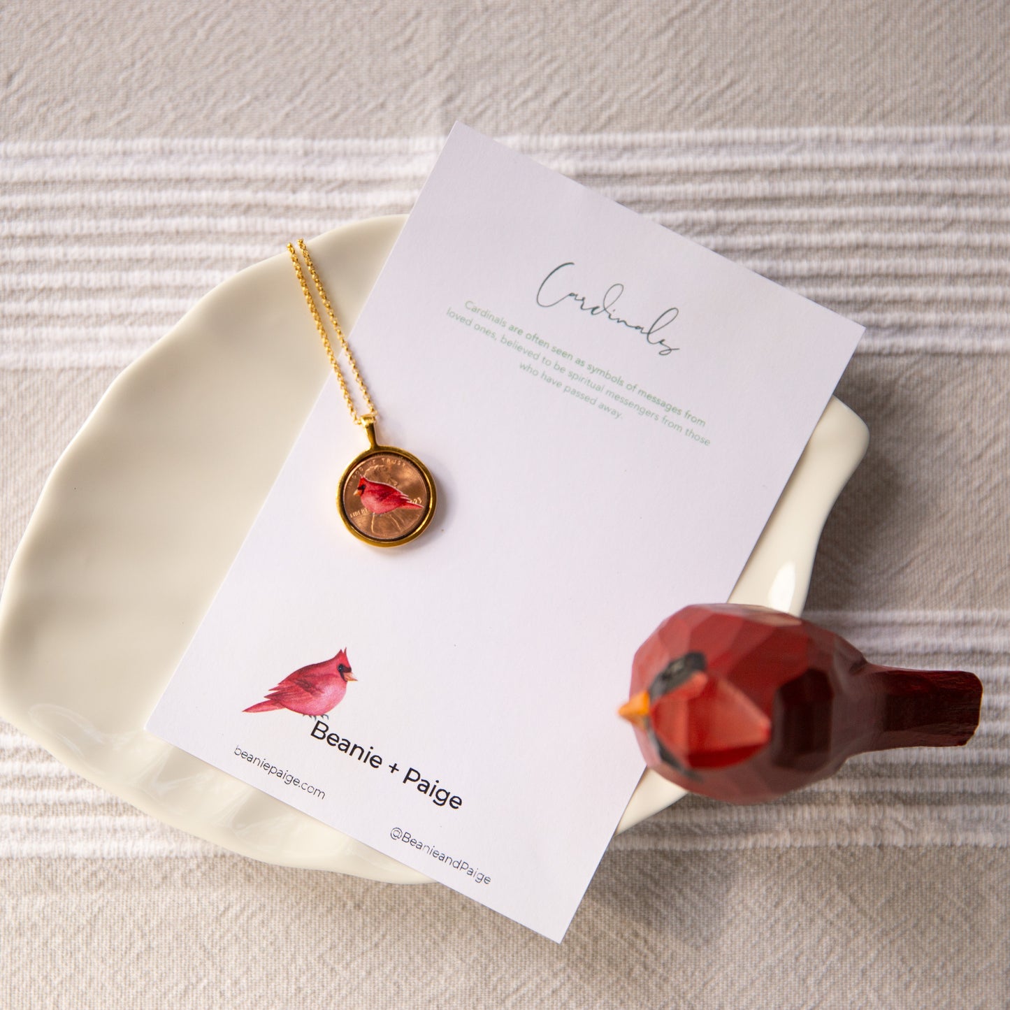 Personalized Cardinal Photo Locket Necklace