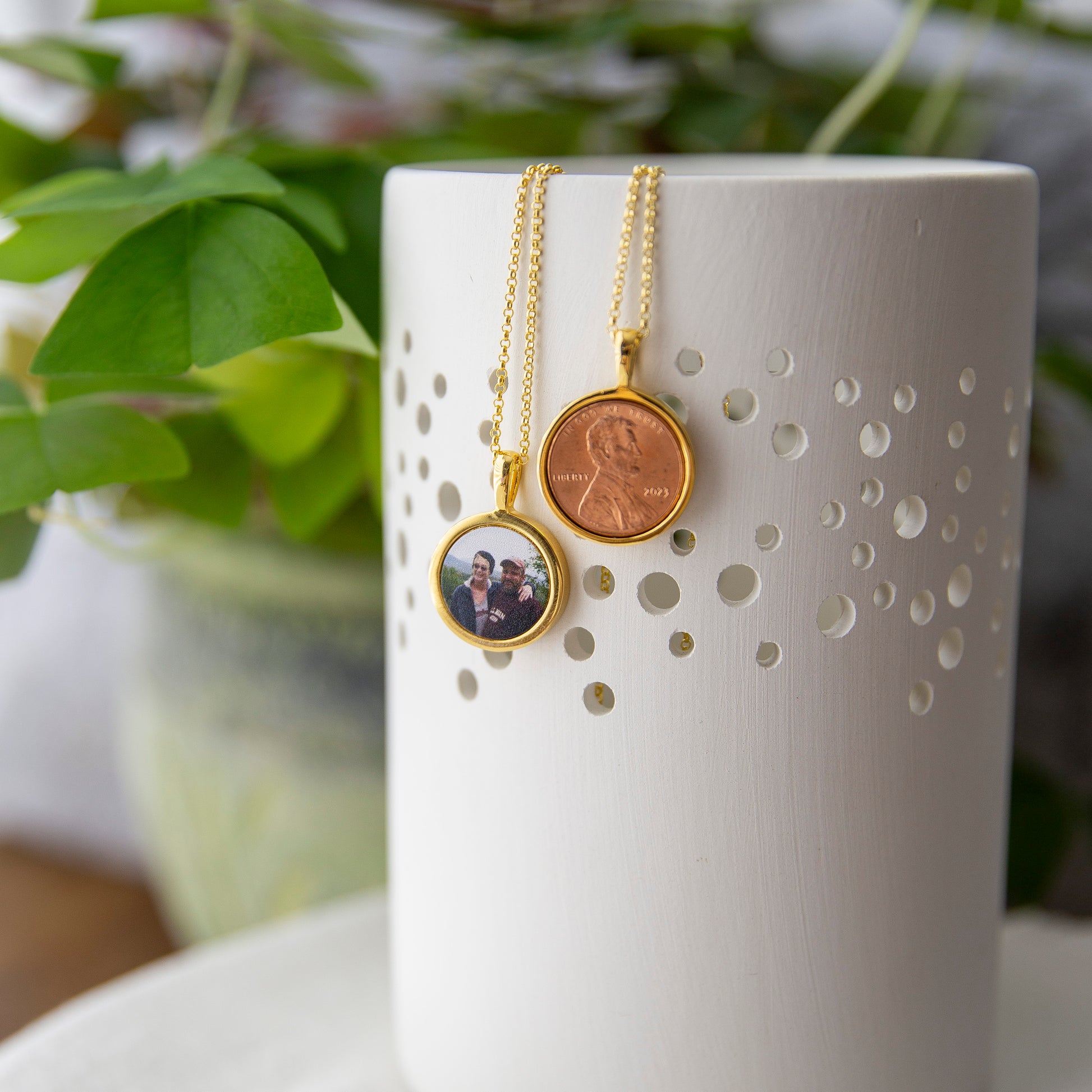 Ciondolo Personalizzato Con Foto - Collana Con Medaglione Per Foto, Argento O Oro, Regalo Romantico! - Foto 7